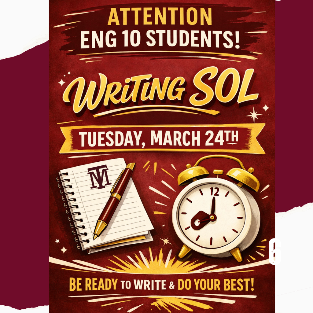 Writing SOL Reminder