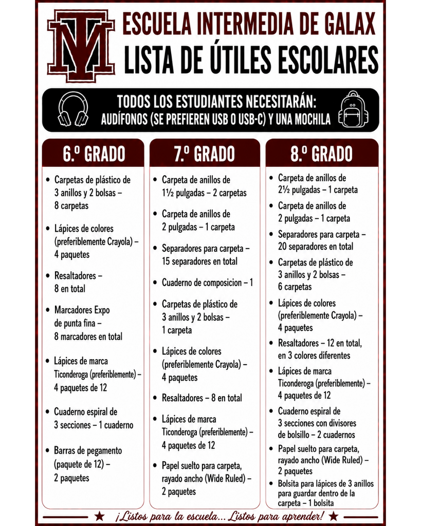 Supply List