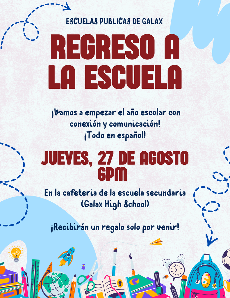 Back to school flyer