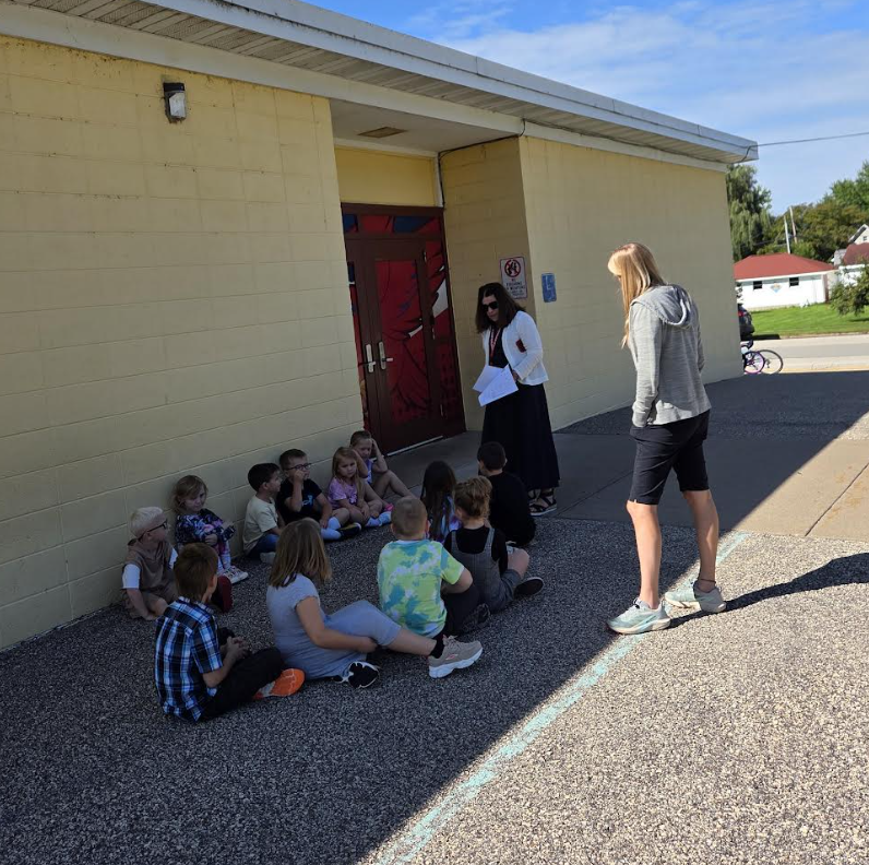 Students learning about outside expectations
