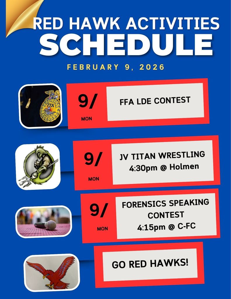 Red Hawk Activities - February 9, 2026