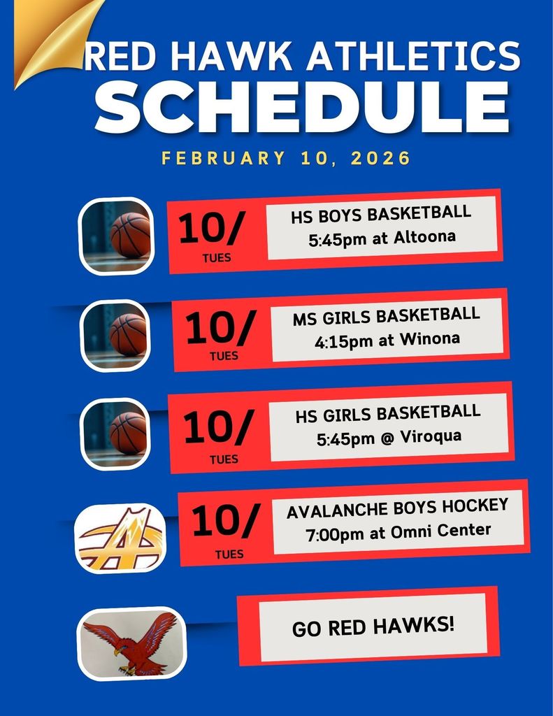 Red Hawk Athletics - February 10, 2026