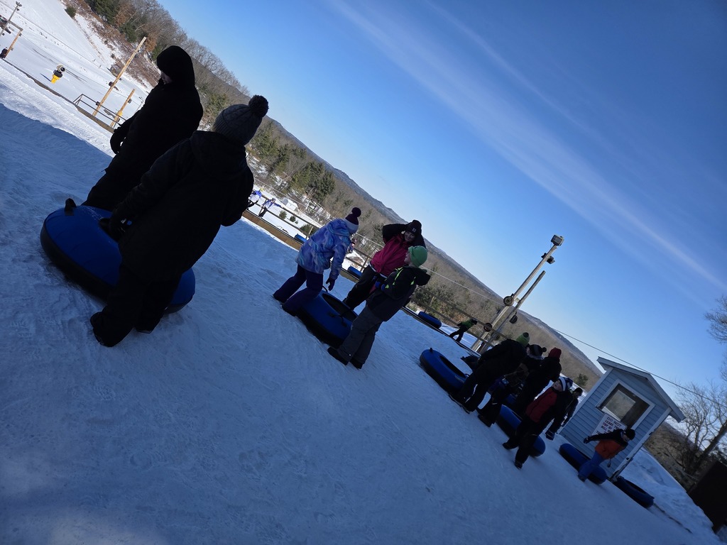 Students Tubing