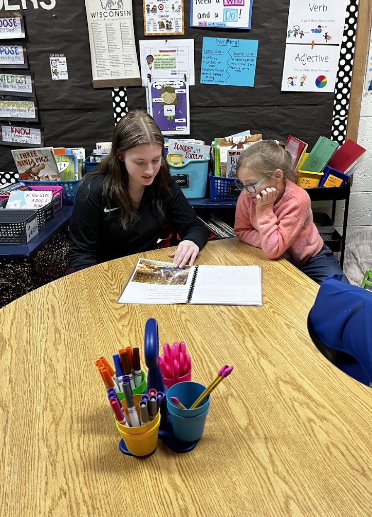 Students read The Walk in the Corn Field!