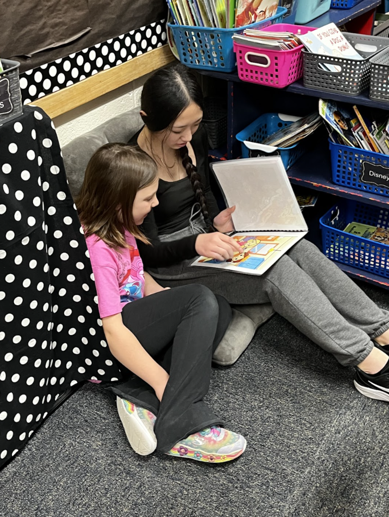 Students read Angel and Dalila Wonder in the Forest!