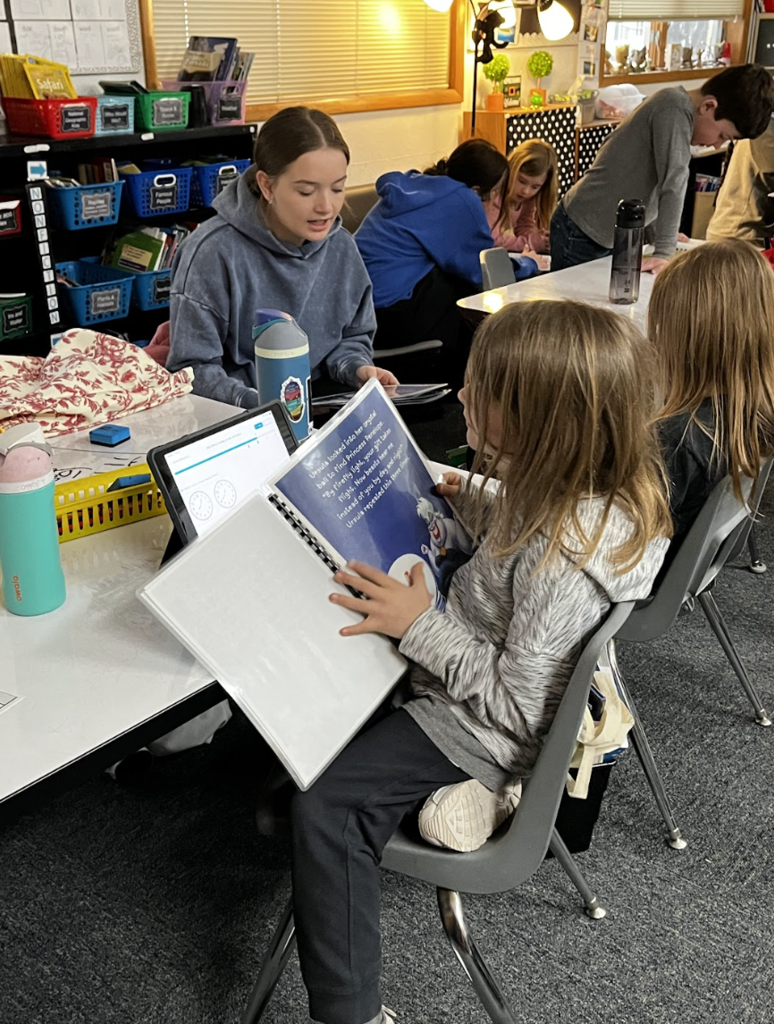 Students read The Day Princess Penelope Lost Her Voice!