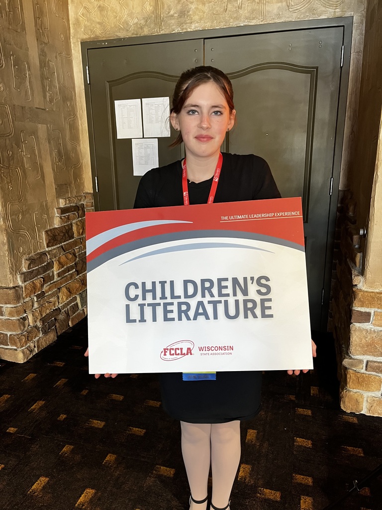 Shelby competed in Children's Literature.