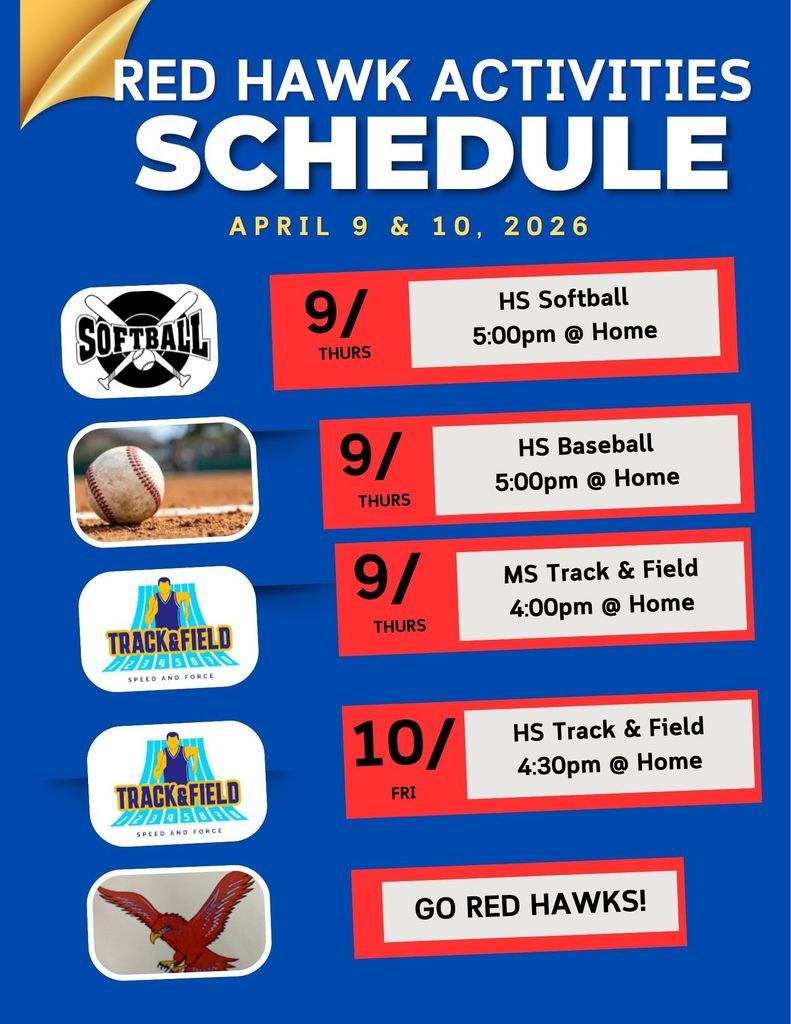 Red Hawk Athletics - April 9 & 10, 2026