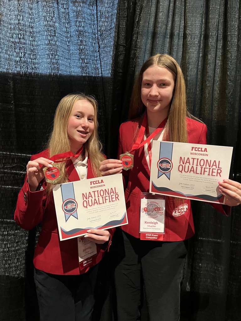 Izzy and Kenleigh earned first place in Entrepreneurship and qualified for the National Conference. 