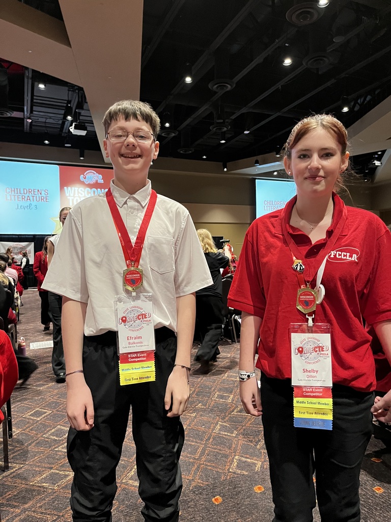 Efraim and Shelby earned gold in Children's Literature. 