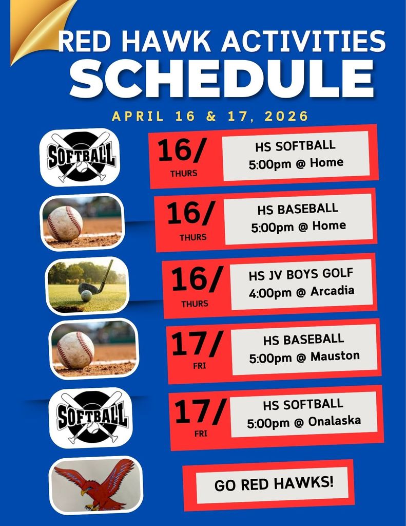 Red Hawk Athletics - April 16 & 17, 2026