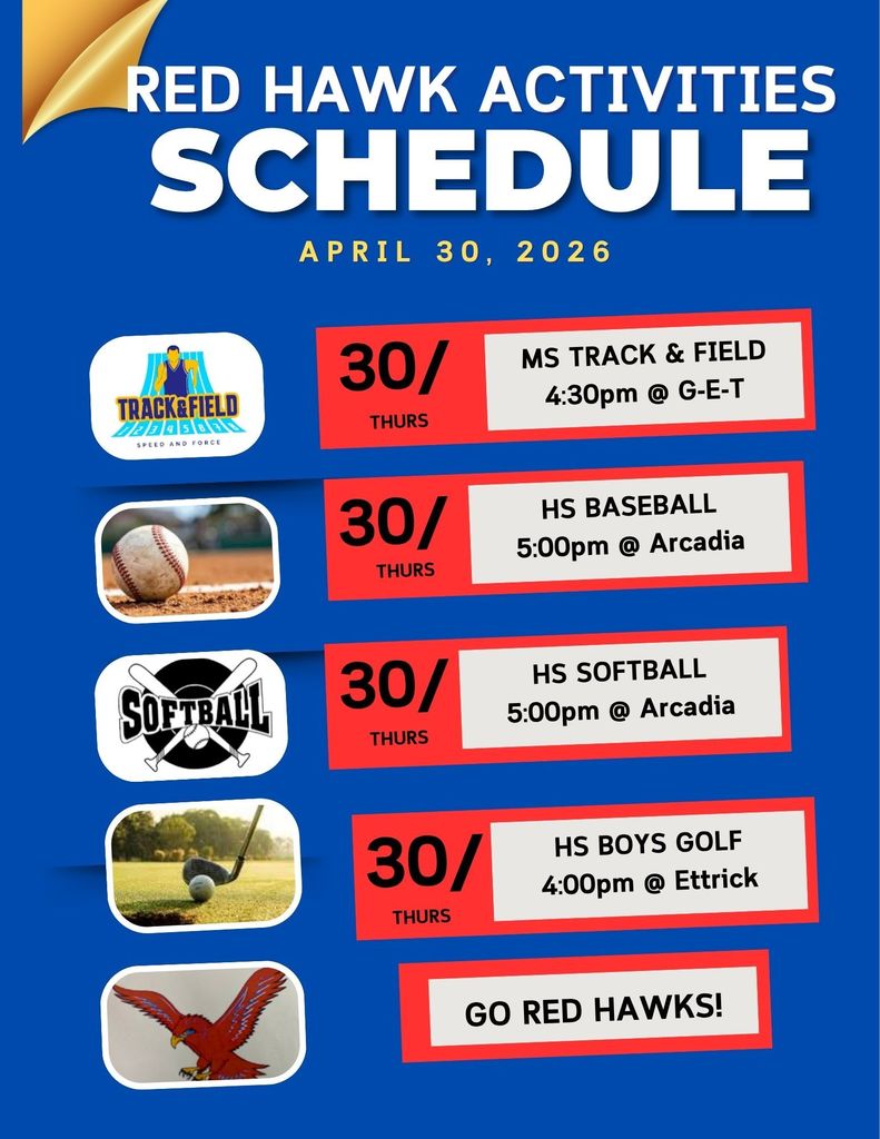 Red Hawk Athletics - April 30, 2026
