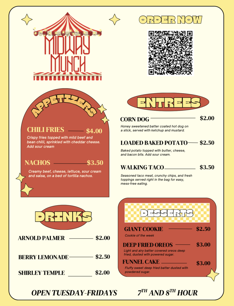 The Midway Munch Menu!