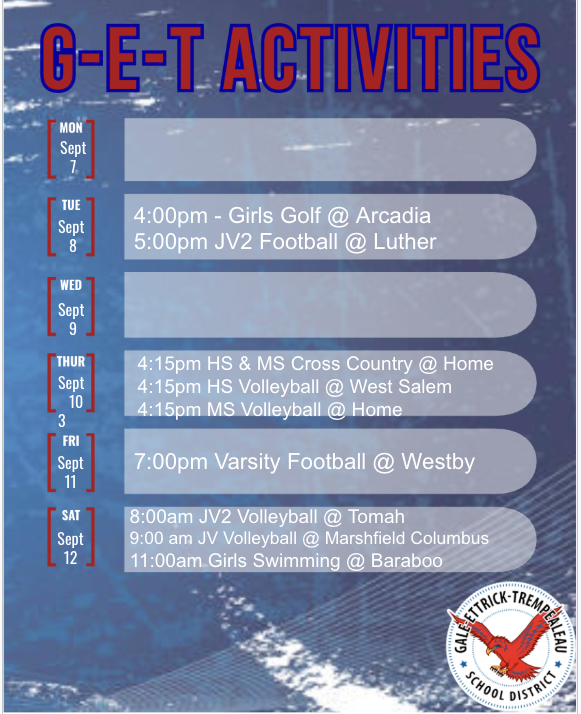 Athletic Schedule