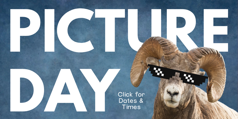 Ram wearing Sunglasses on school photo background
