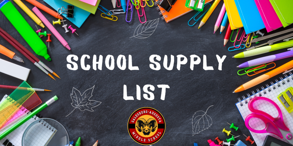 School Supply List