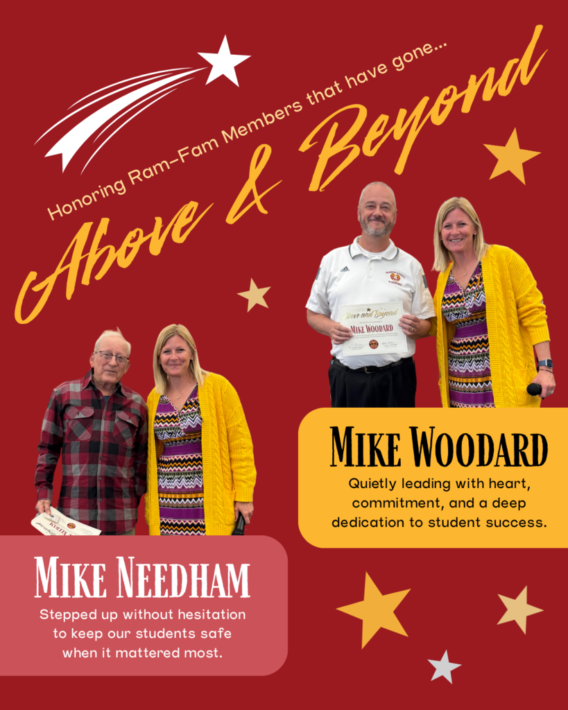 Above and Beyond Award Post