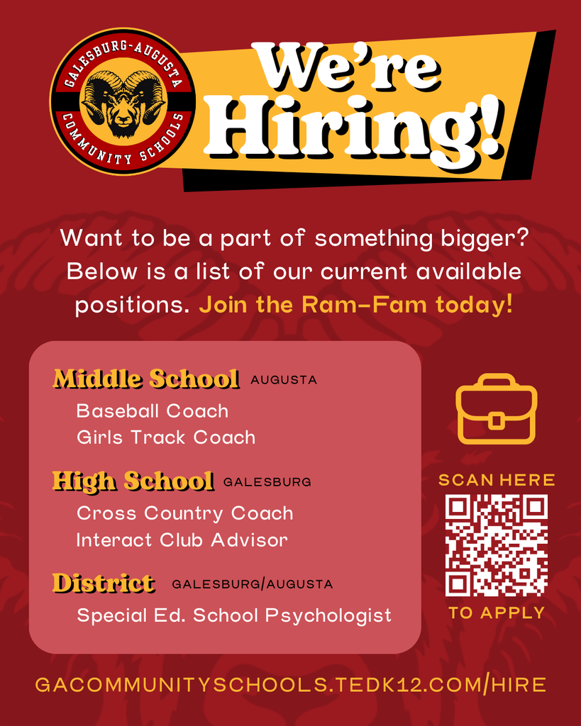 We're Hiring! Flyer