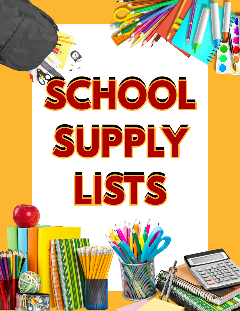 School Supply Lists