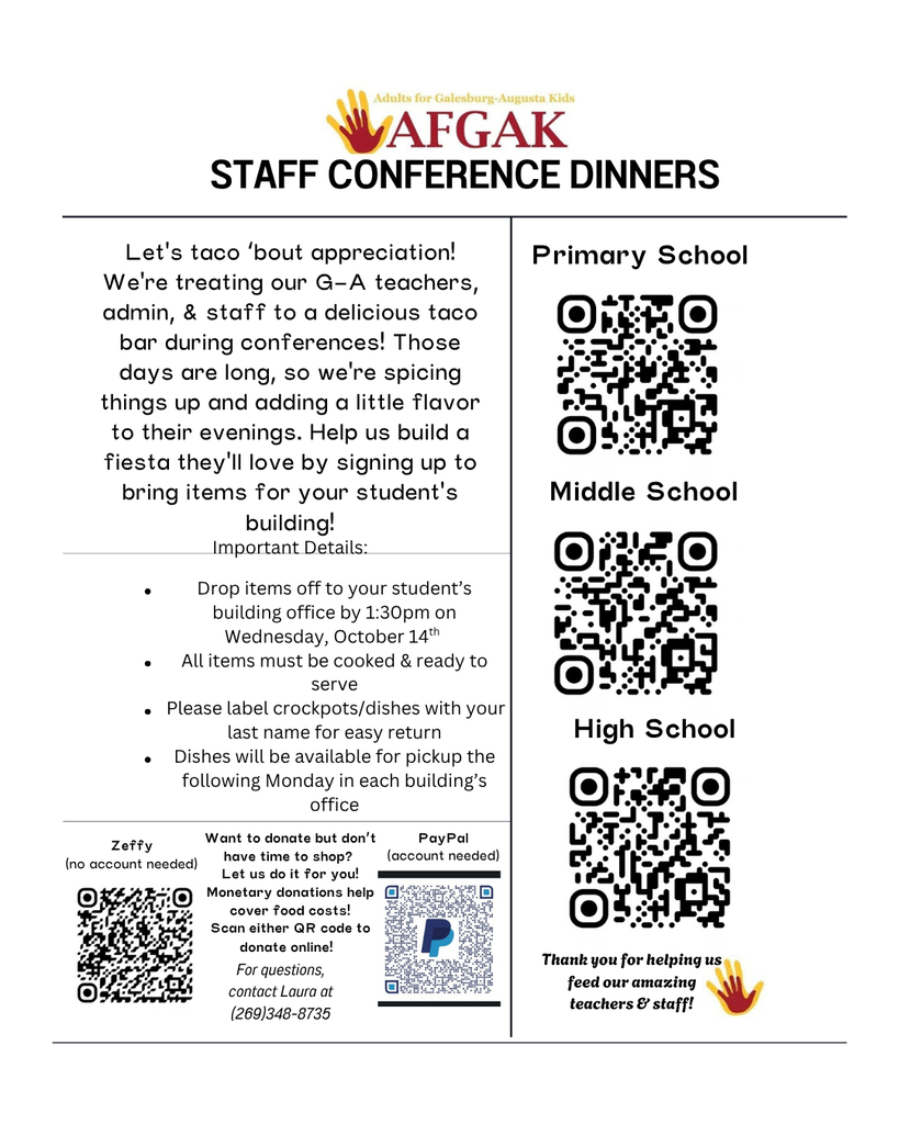 Staff Meals
