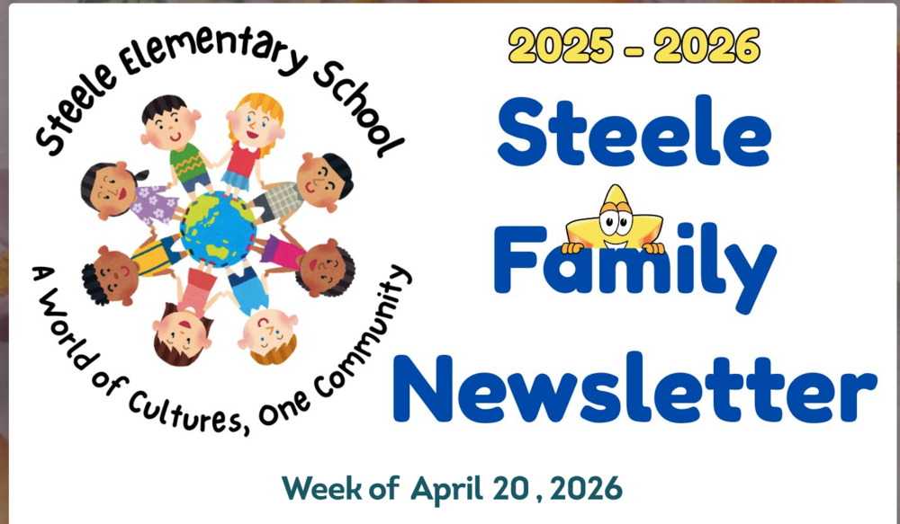 Steele Family Newsletter - Week of April 20, 2026