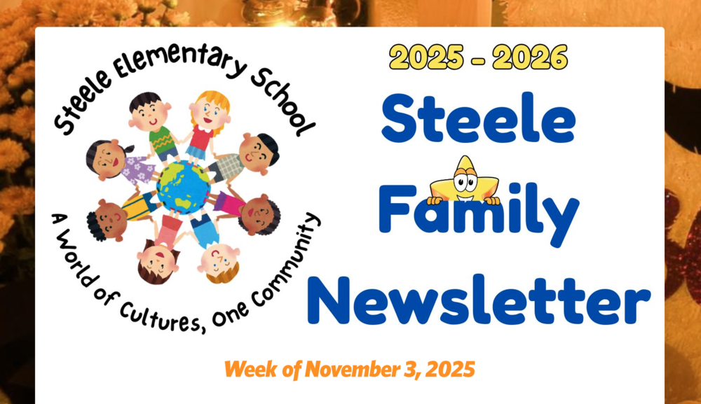 Steele Family Newsletter - November 3, 2025