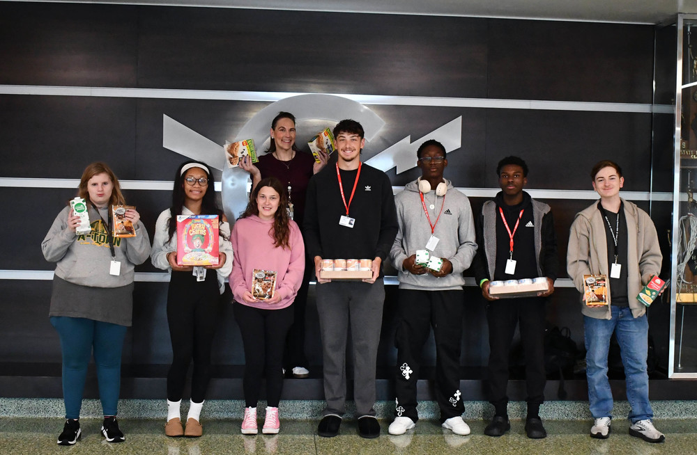 Students and Sara Gray