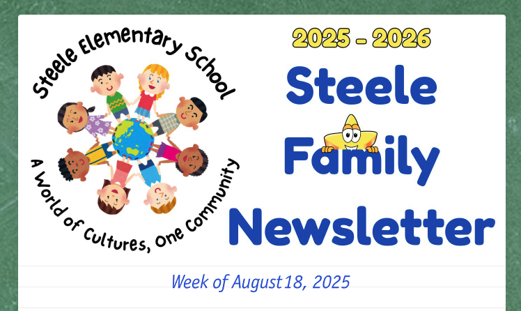 Steele Family Newsletter - Week of August 18, 2025