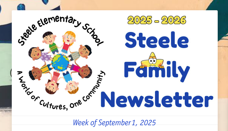 Steele Family Newsletter - Week of September 1, 2025