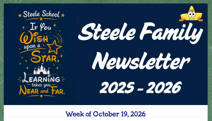 Steele Family Newsletter - Week of October 19, 2026