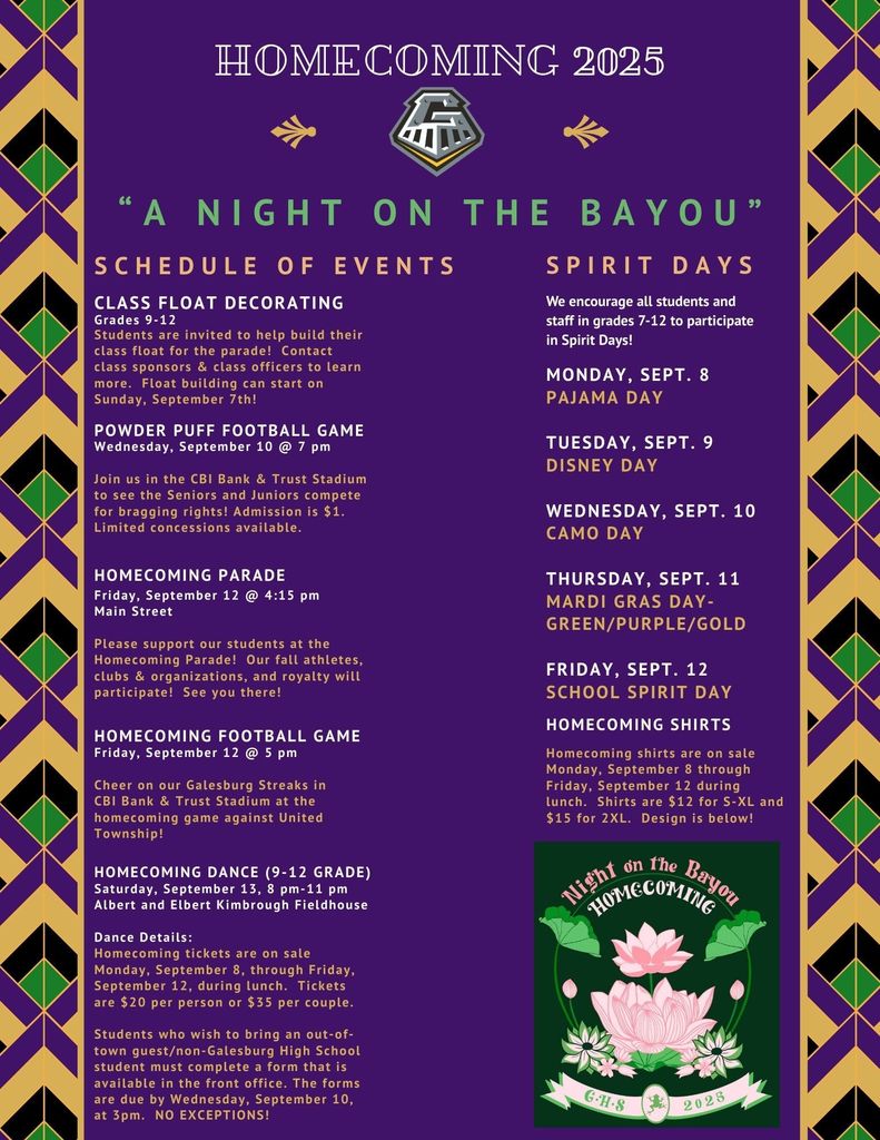 Homecoming Information 