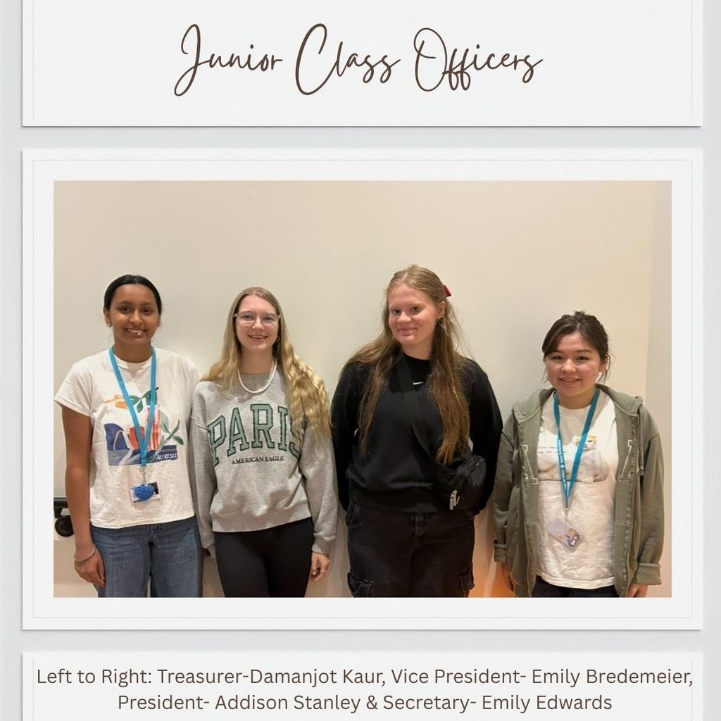 Junior Class Officers