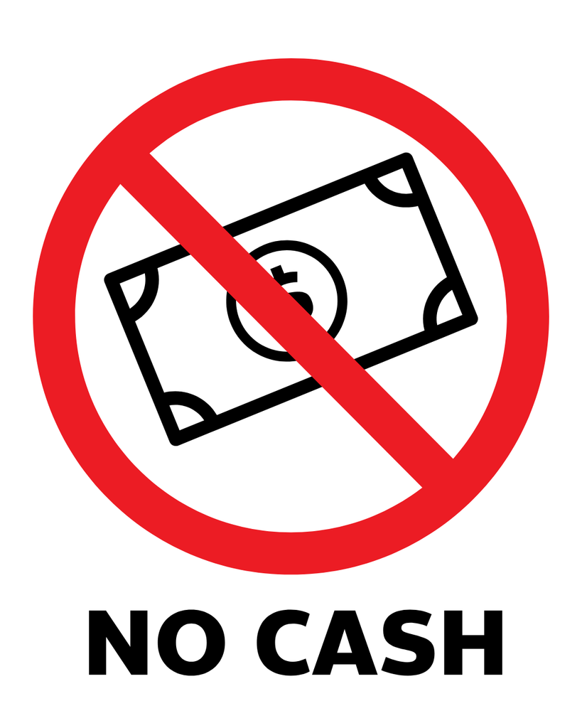 No cash
