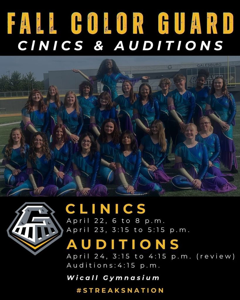 Color Guard Auditions and Clinics 