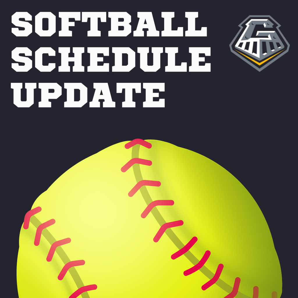 Softball Schedule Update 