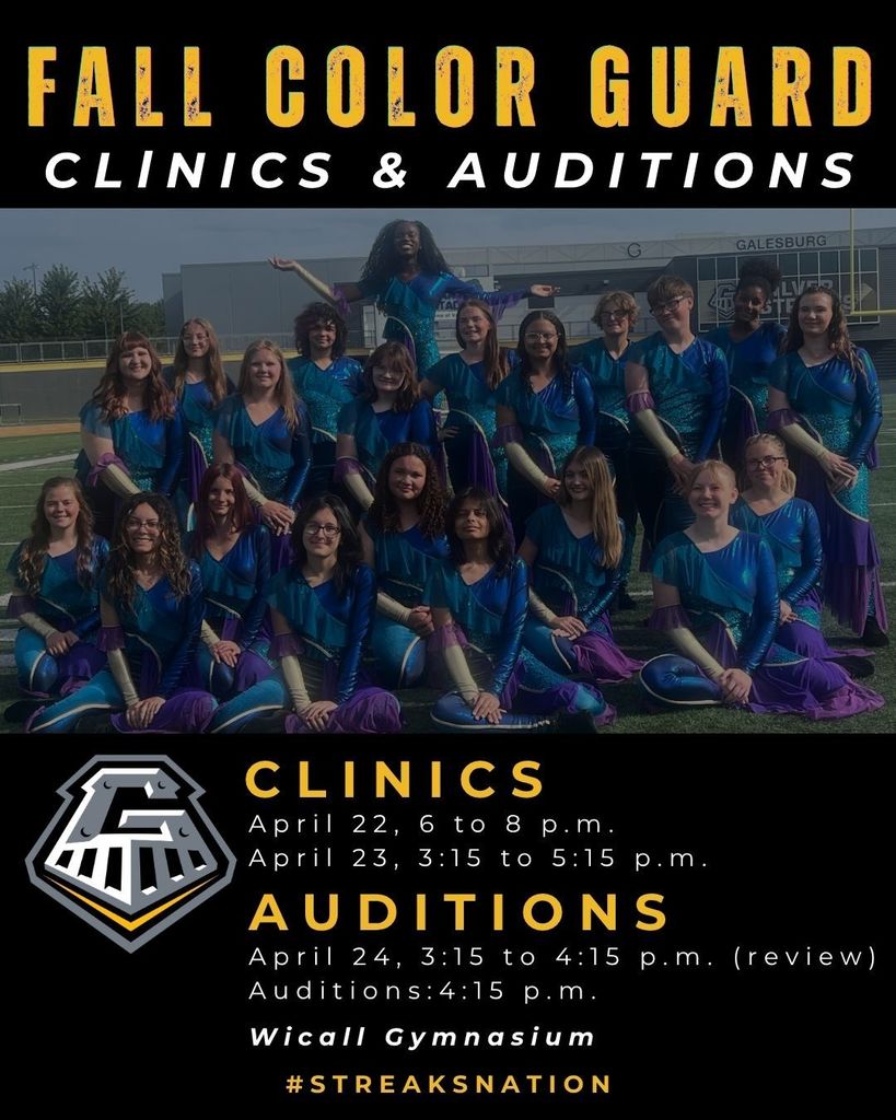 color guard auditions and clinics 
