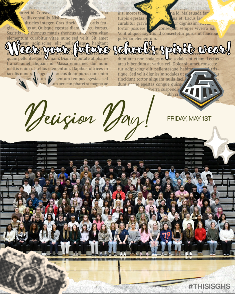 Senior Decision Day - Friday, May 1st