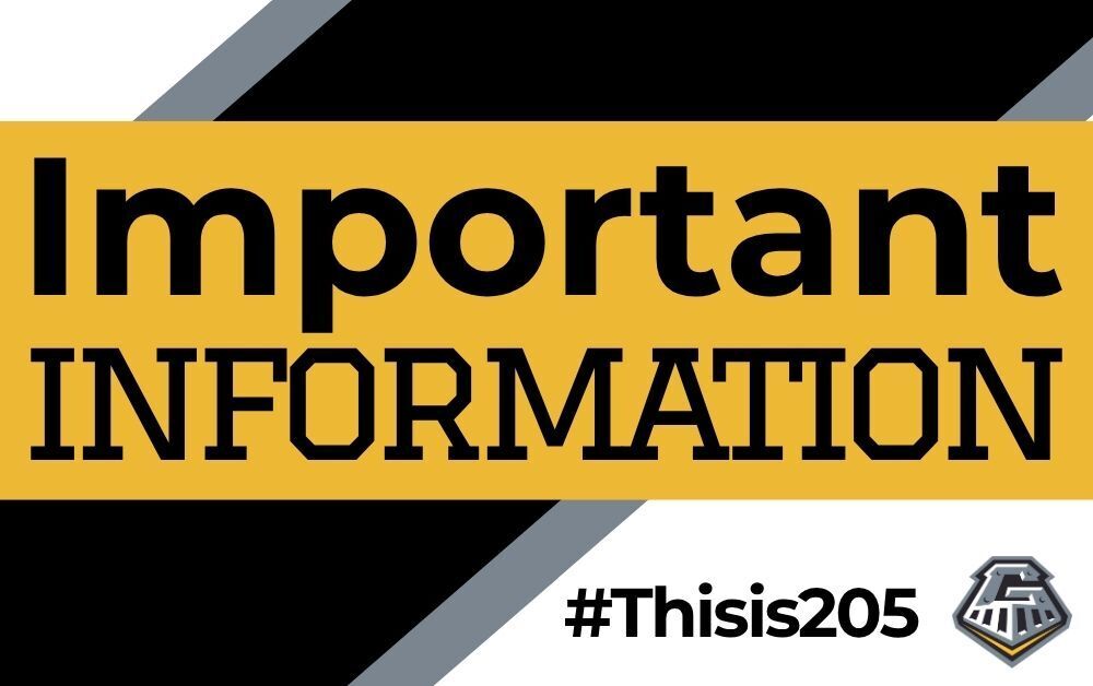 Important Information #Thisis205