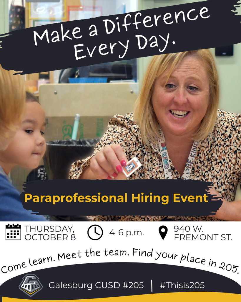 Paraprofessional Job Fair with picture of student and paraprofessional 