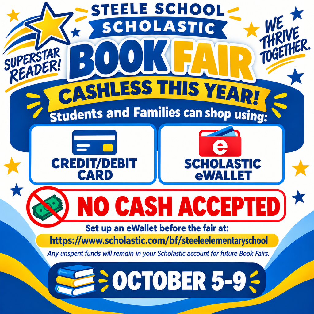 Steele Book Fair-cashless this year