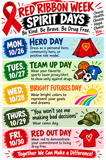 Red Ribbon Spirit Week 