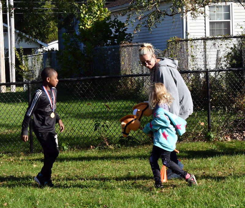 Miniature Horse, Student and Staff Member