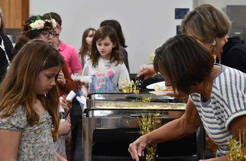 Students In Line for Lunch 
