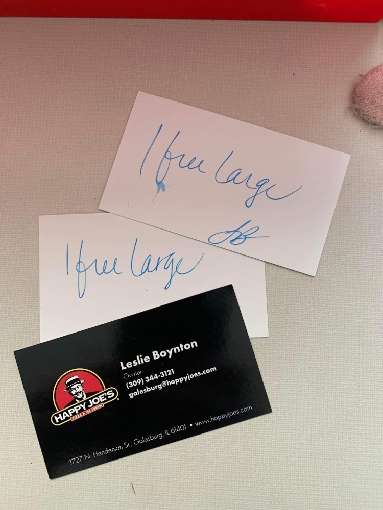 Silent Auction items at Bingo Night 2-2-23