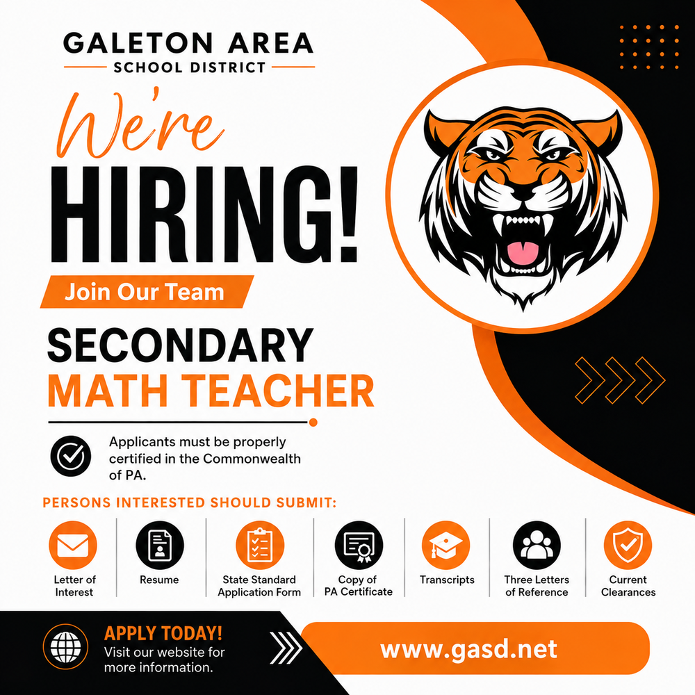 Math Teacher Vacancy