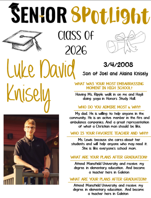 Luke Senior Spotlight
