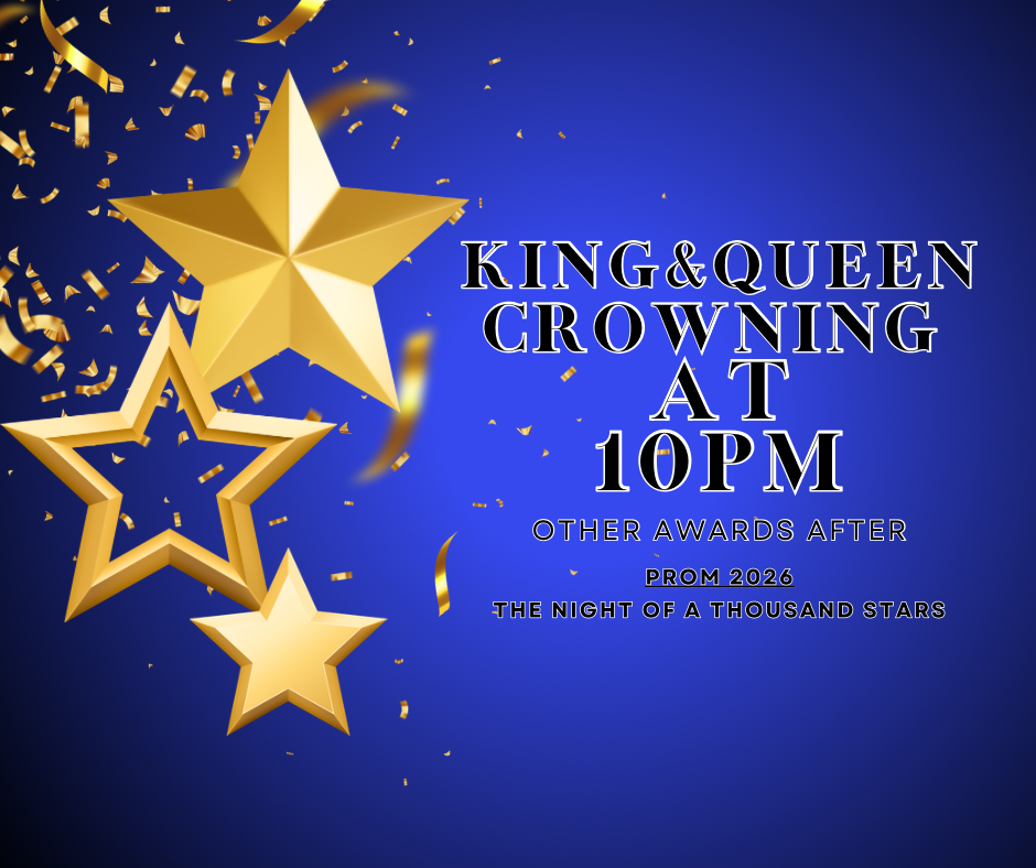 Prom crowning information.