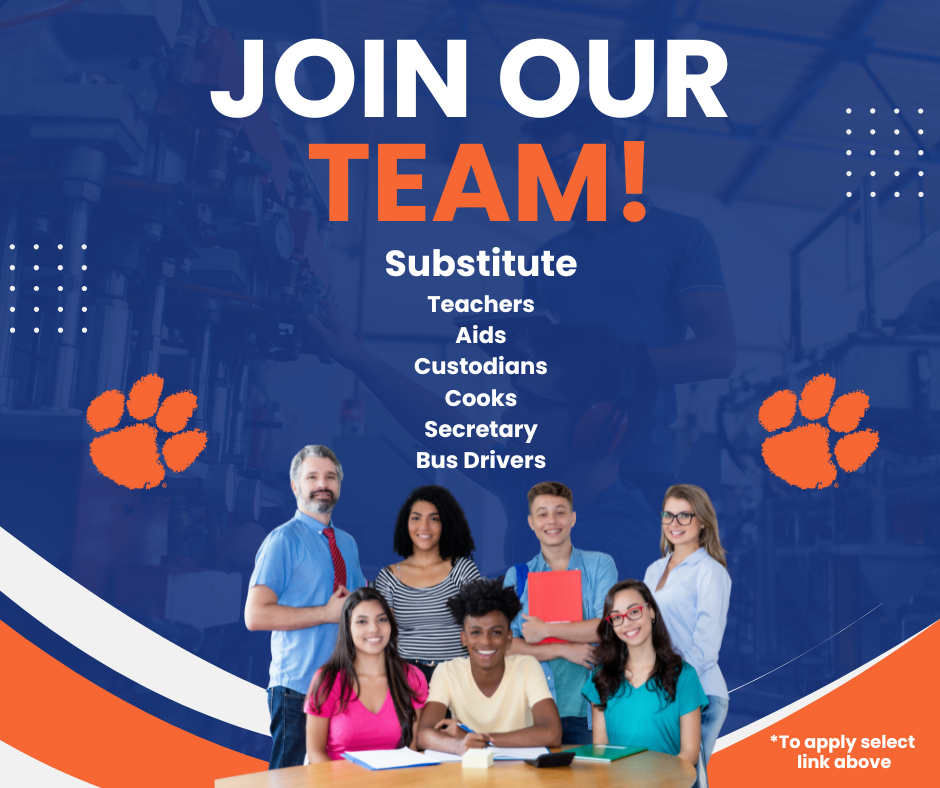 Join our team substitute