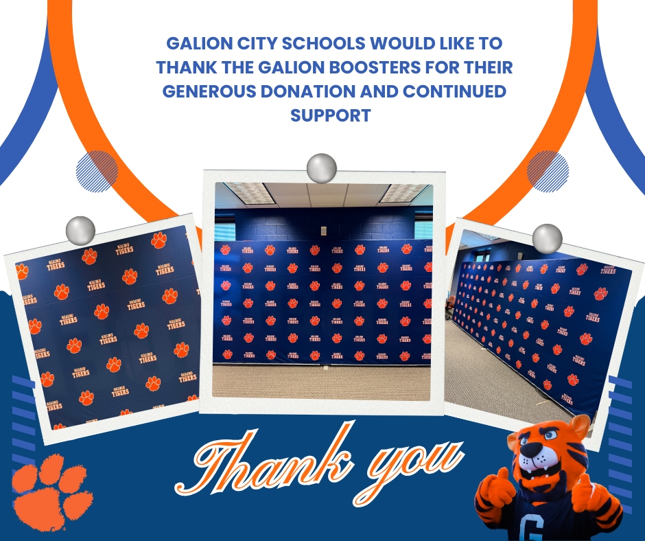 Boosters thank you