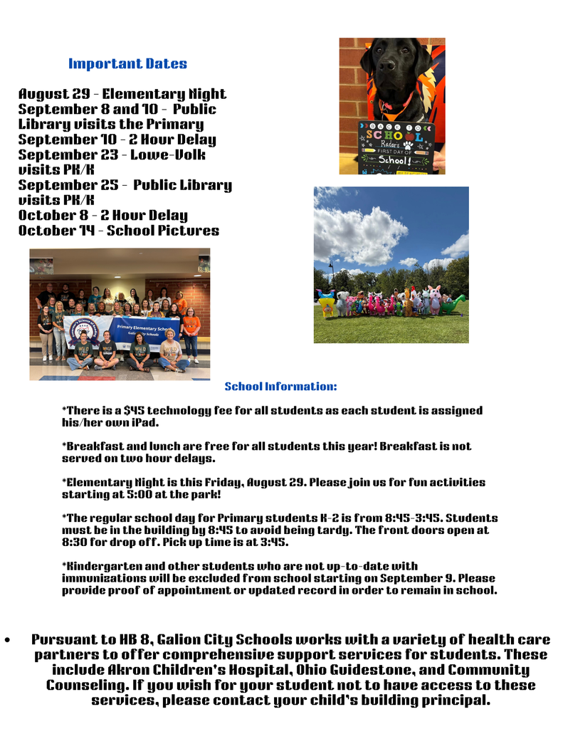 Primary Newsletter